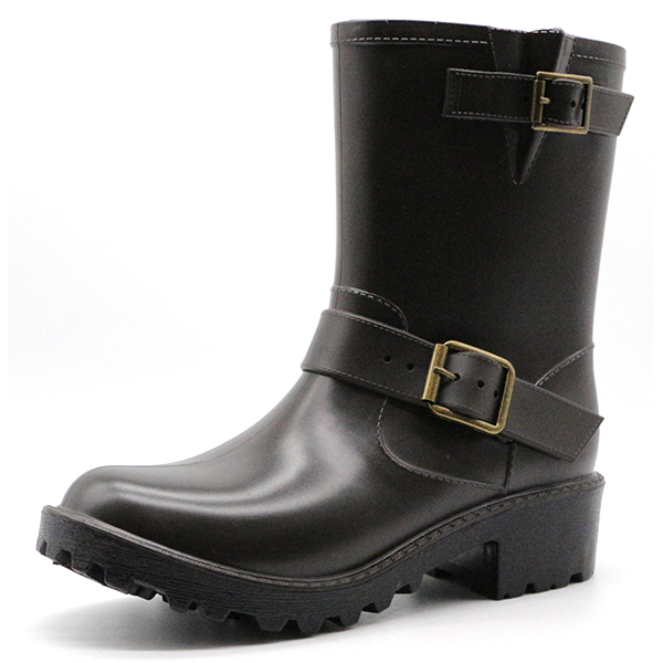 レインブーツ レディース 長靴 黒 ブラック ブラウン 防水 雨 通勤 ミドル 可愛い 安い おしゃれ Era 5611 父の日 靴のニシムラ Paypayモール店 通販 Paypayモール