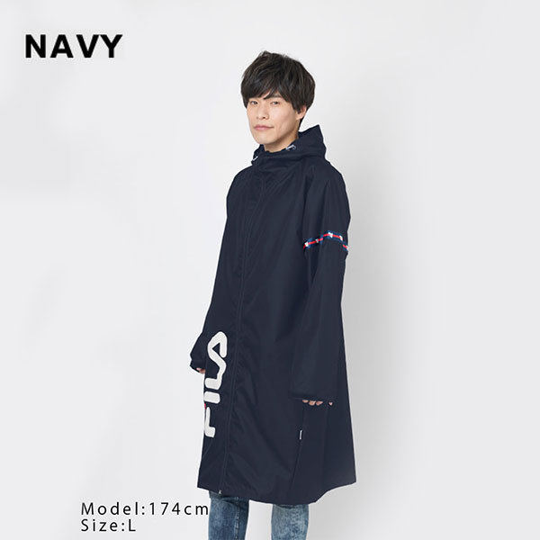 FILA（フィラ） レインコート 自転車 レディース メンズ 撥水 雨
