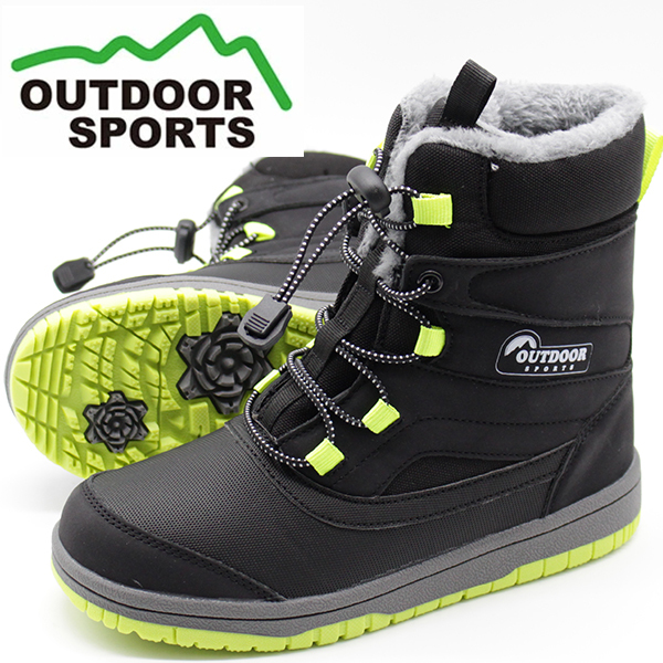 ブーツ キッズ レディース 靴 黒 ブラック ブラウン 防水 スノーブーツ