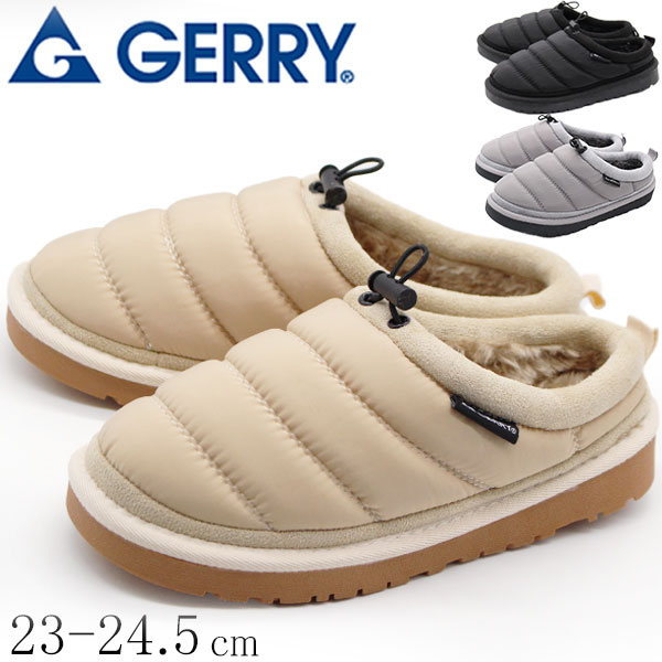 GERRY（ジェリー） サボ サンダル 冬 レディース ボア ムートン 軽量