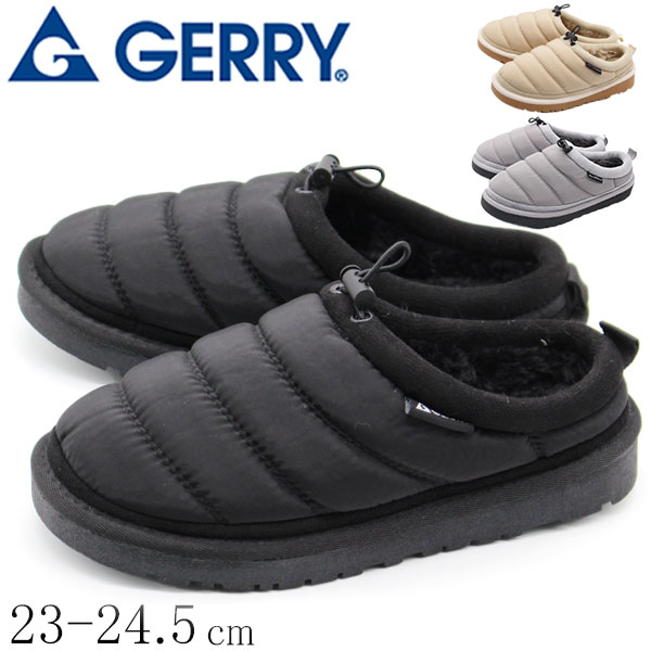 GERRY（ジェリー） サボ サンダル 冬 レディース ボア ムートン 軽量