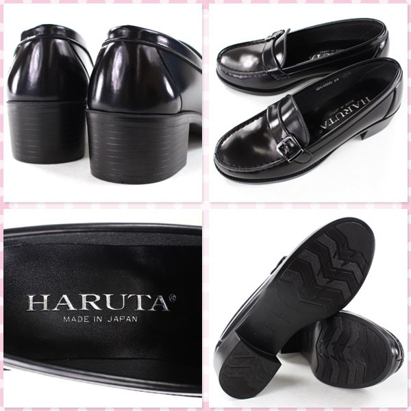 HARUTA（ハルタ） HARUTA 4600 レディース ローファー 黒 (ブラック