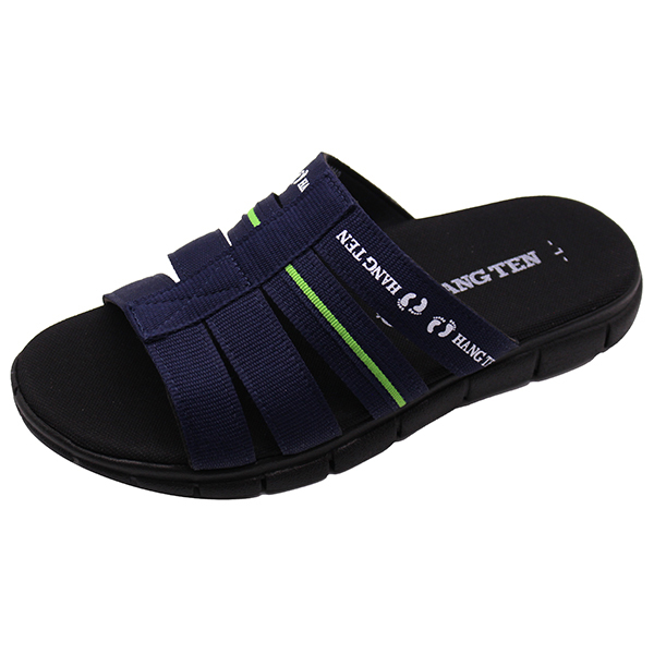 HANGTEN ハンテン メンズ サンダル スリッパ 靴 黒 ブラック