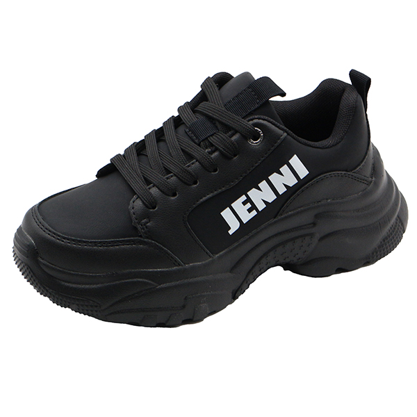 ALGY ピンクラテ JENNI 160サイズブーツ スニーカー 24.0 JENNI（ジェニィ） スニーカー キッズ 子供 ジュニア 女の子 靴 黒