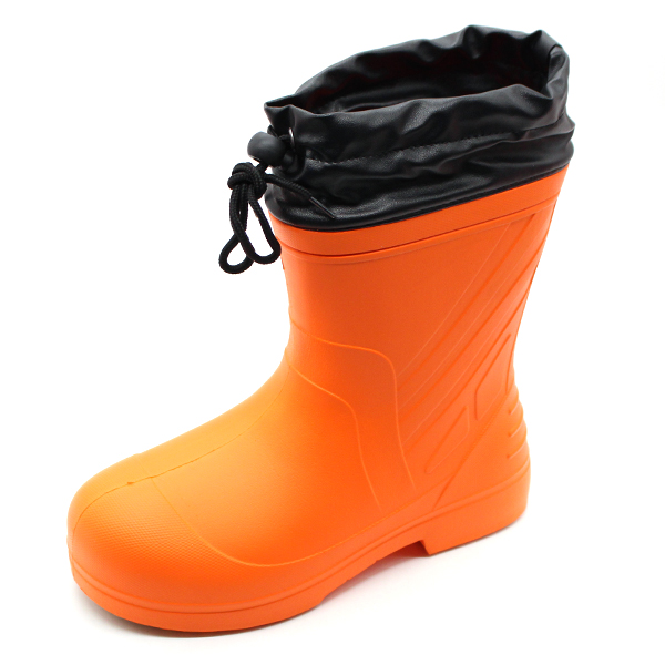 レインブーツ メンズ 靴 長靴 ショート 黒 ブラック 軽量 防水 滑り