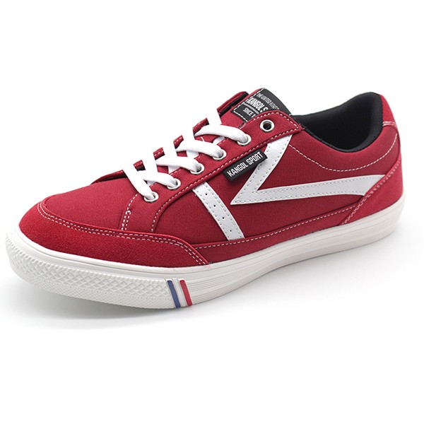 スニーカー メンズ レディース 黒 赤 安い 通学 ブラック レッド 軽量 軽い カンゴール スポーツ KANGOL SPORT KUS1103 | KANGOL | 02