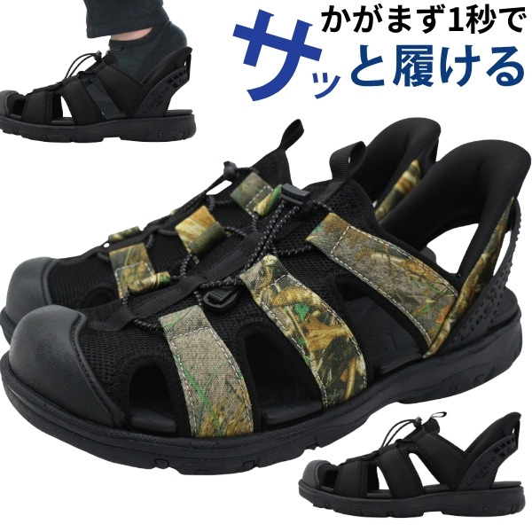 サンダル メンズ スポーツサンダル リベルト エドウィン 黒 ブラック