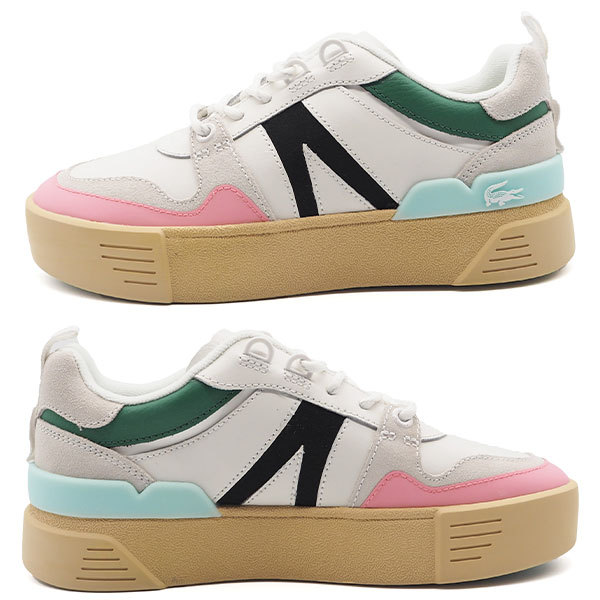 【美品】LACOSTEレザー厚底スニーカー L002 0722 美品✨】LACOSTE L002 0722 1 厚底レザースニーカー - メルカリ