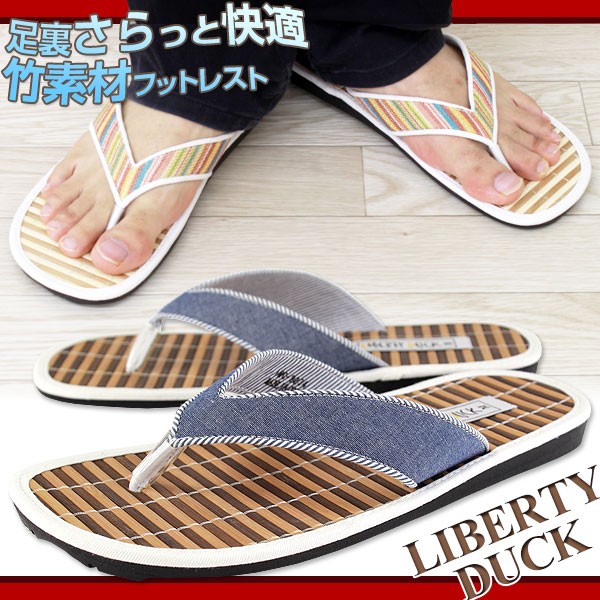 Liberty Duck IMC-8234 メンズ トング サンダル リバティダック : 靴の