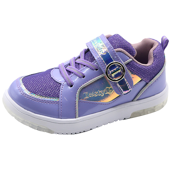 スニーカー キッズ 子供 ジュニア 靴 女の子 光る ストラップベルト ラメ リボン レジャー 海 可愛い イースタイル E Style Estj 平日3 5日以内に発送 靴のニシムラ Paypayモール店 通販 Paypayモール