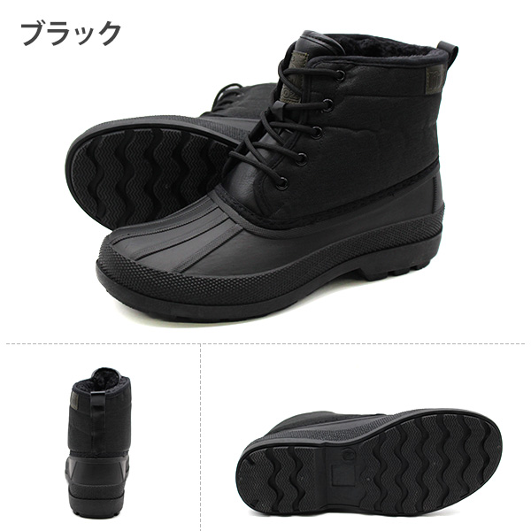 moz（モズ） メンズ ブーツ スニーカー 靴 ショートブーツ 黒 ブラック