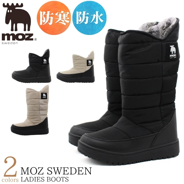 moz（モズ） ブーツ レディース 靴 長靴 スノーブーツ ダウンブーツ