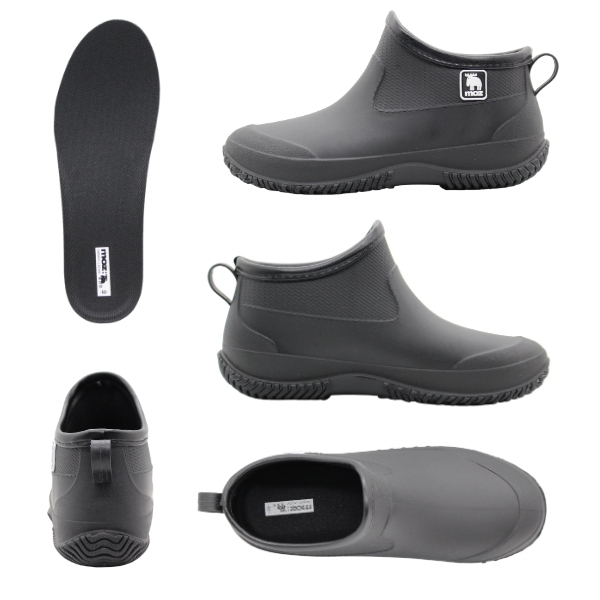 moz（モズ） レインブーツ レディース 靴 長靴 黒 ブラック カーキ