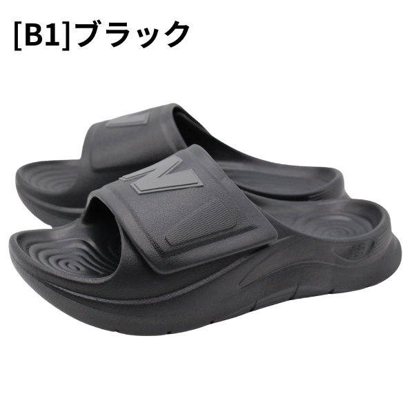 New Balance ニューバランス サンダル メンズ 靴 黒 ブラック
