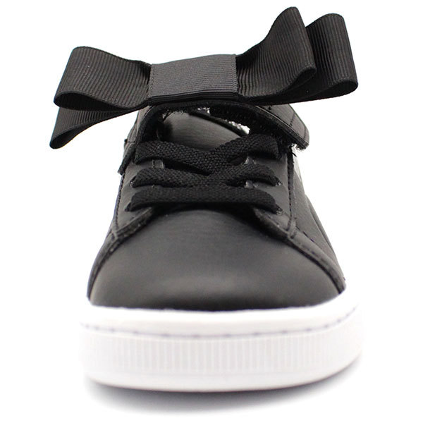PUMA プーマ スニーカー キッズ 子供 靴 白 黒 ホワイト