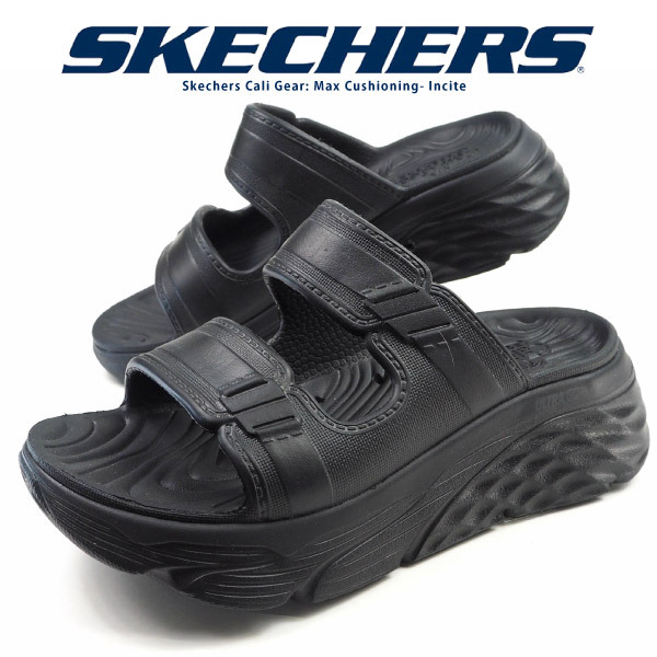 SKECHERS スケッチャーズ サンダル MAX CUSHIONING - INCITE