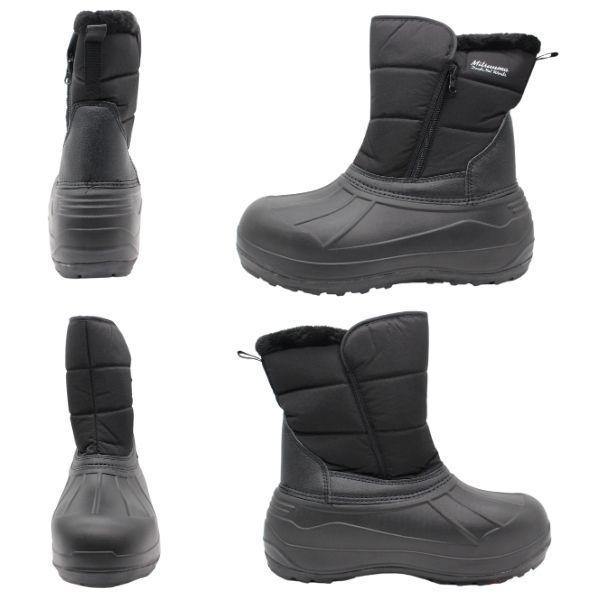 ミツウマ ブーツ メンズ 靴 スノーブーツ 黒 ブラック ブラウン 防水