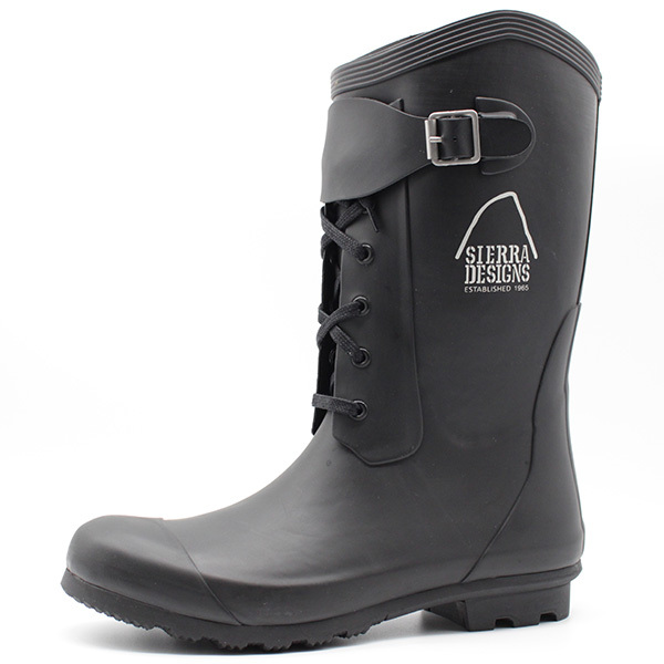 レインブーツ メンズ レディース 長靴 ロング 防水 黒 青 緑 SIERRA