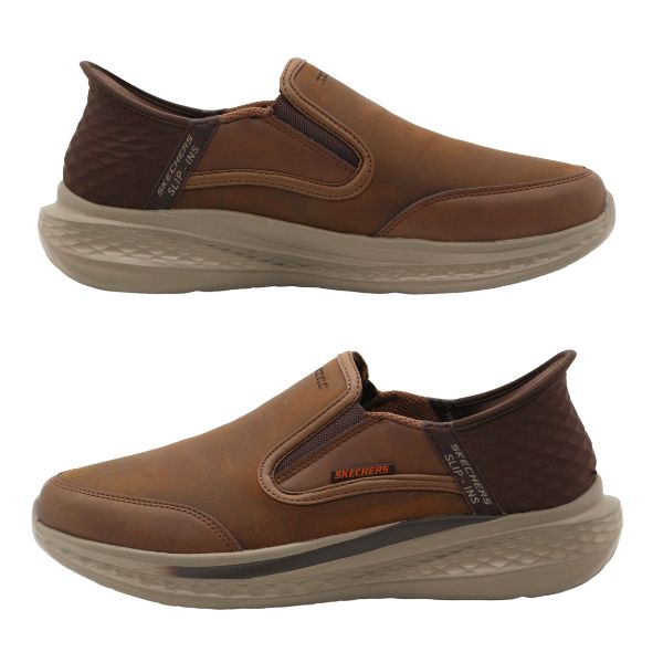SKECHERS（スケッチャーズ） スリッポン スニーカー メンズ 靴 黒 