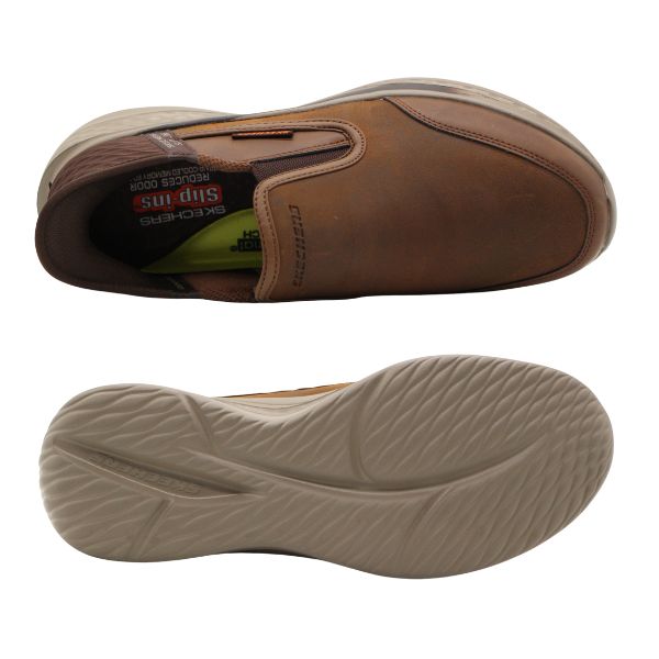 SKECHERS（スケッチャーズ） スリッポン スニーカー メンズ 靴 黒