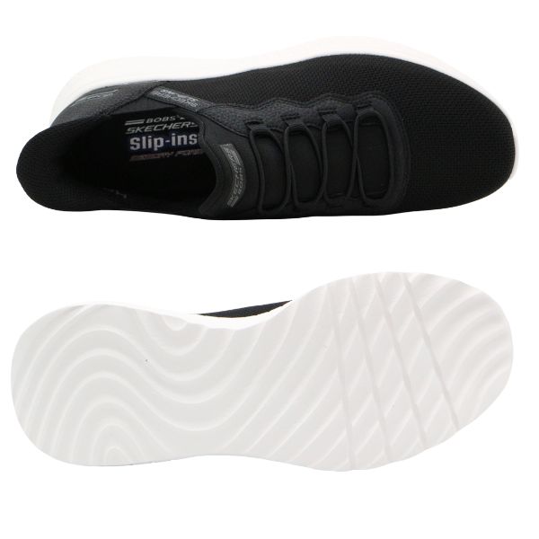 SKECHERS スケッチャーズ スニーカー メンズ スリッポン 靴 黒