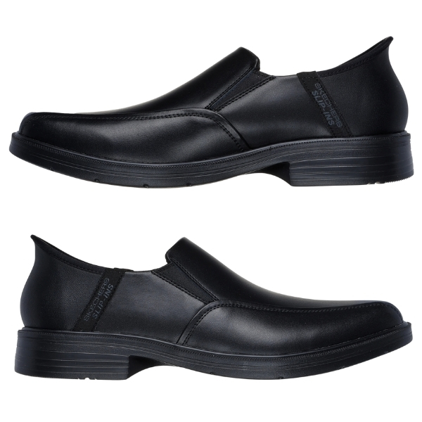 SKECHERS スケッチャーズ スリッポン メンズ 靴 ビジネスシューズ 革靴