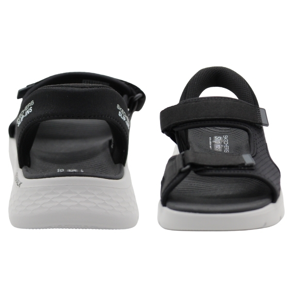 SKECHERS スケッチャーズ メンズ サンダル 靴 黒 ブラック