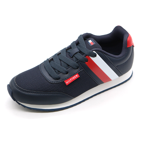 スニーカー キッズ 子供 靴 ジュニア 黒 ブラック トミーヒルフィガー TOMMY HILFIGER TH-100851 TH-100852 TH BELCOURT JOGGER｜kutsu-nishimura｜03