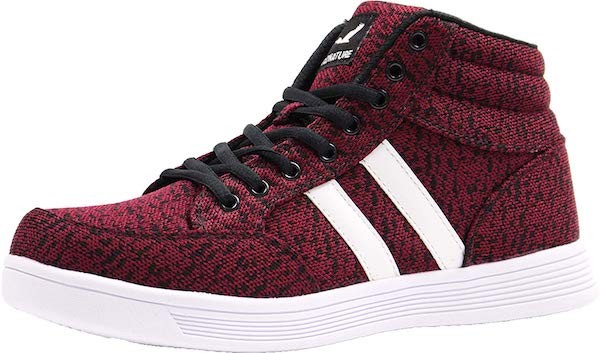 送料込 スニーカー メンズ ハイカット 靴 黒 赤 ブラック グレー レッド 軽量 軽い ワイルドネイチャー Wildnature 2955 送料込 スニーカー メンズ ハイカット 靴 黒 赤 ブラック グレー レッド 軽量 軽い ワイルドネイチャー Wildnature 2955