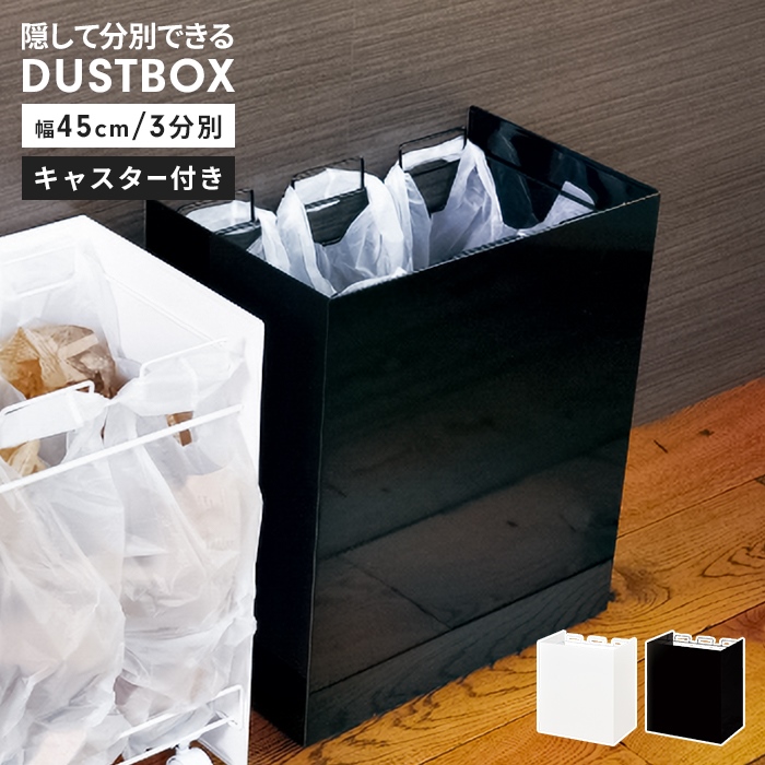 値下げ ごみ箱 分別 ダストボックス 2分別 幅30 奥行29 スチール製