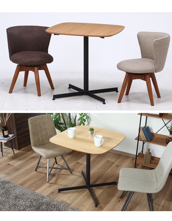 カフェテーブル　値下げしました。 サンコウ カフェテーブル 昇降式 直径60cm 丸テーブル 天板回転 ハイ