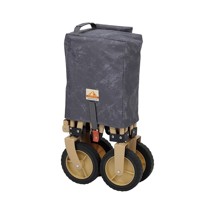 値下げ アウトドアワゴン キャリー  折りたたみ式 収束型 4輪 耐荷重70kg ストッパー付き ワゴン 台車 荷物運び アウトドア_1