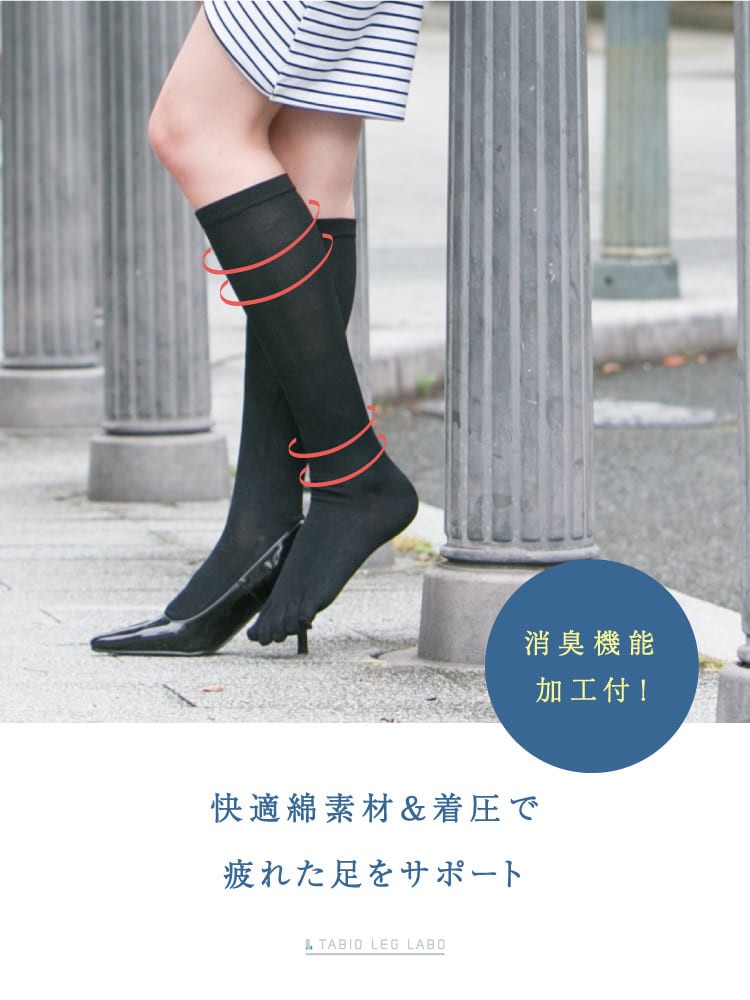 綿着圧5本指