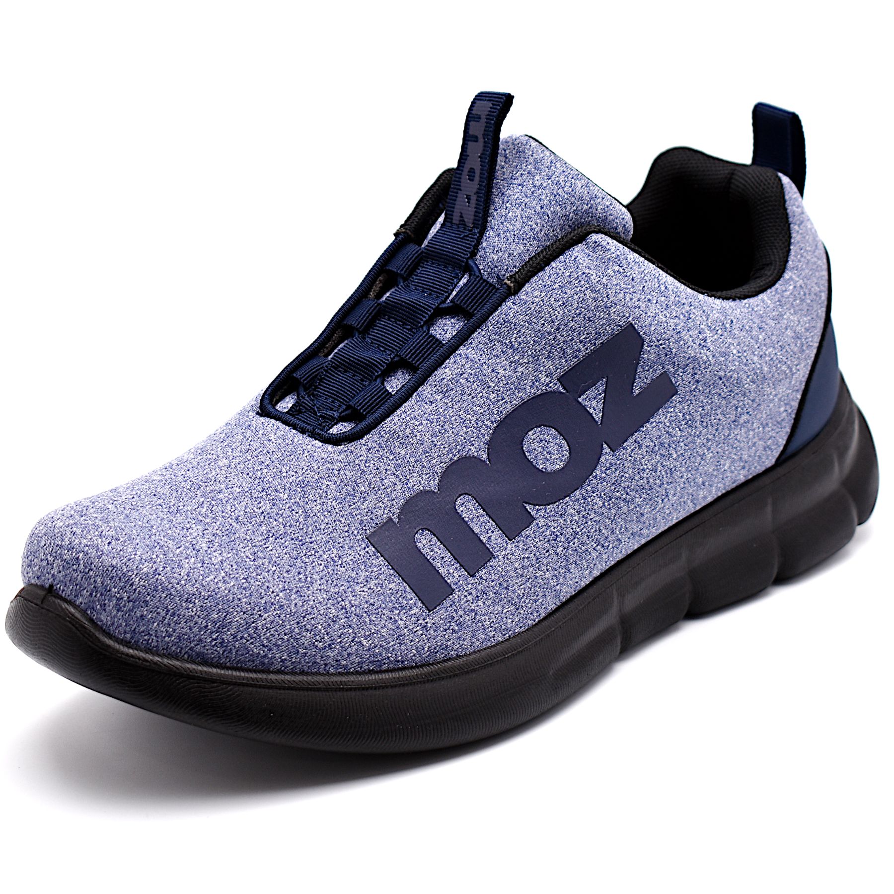 moz（モズ） メンズ スリッポン スニーカー スウェット素材 低反発