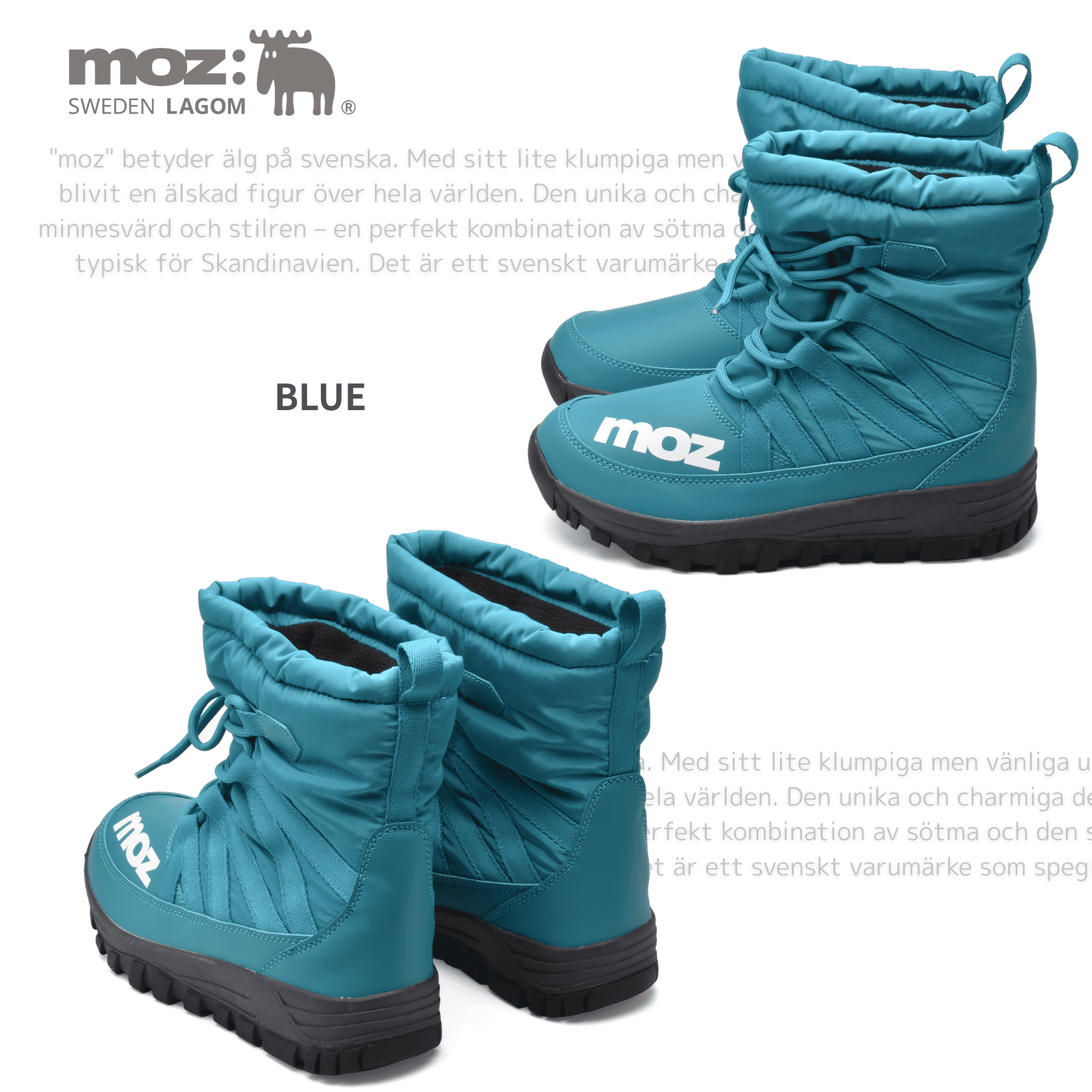 アウトドアや街履きに最適 moz メンズスノーシューズ カーキ