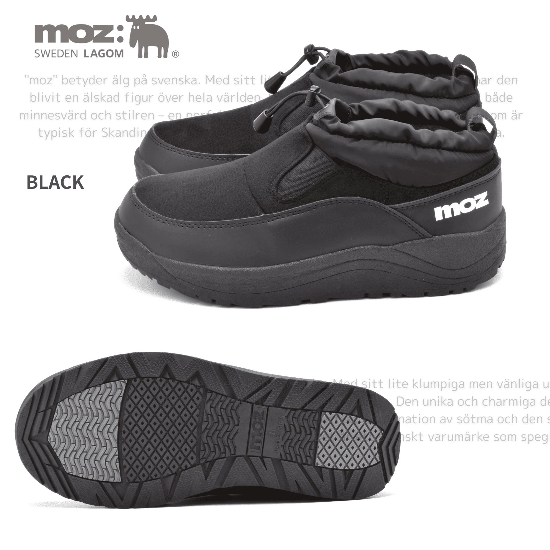 moz（モズ） メンズ 防寒シューズ 防水 防滑 カップインソール