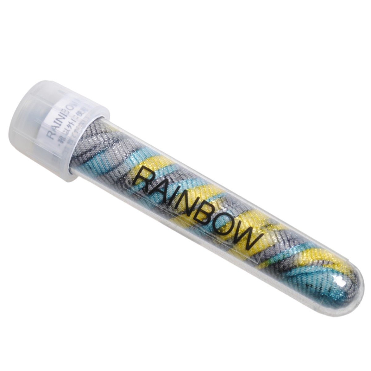 RAINBOW SHOELACE かすり染め 伝統工芸 パステルレインボー 