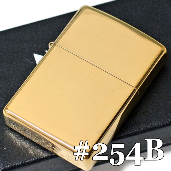 ZIPPO（ジッポー） 254B ハイポリッシュブラス 無地 ソリッドブラス