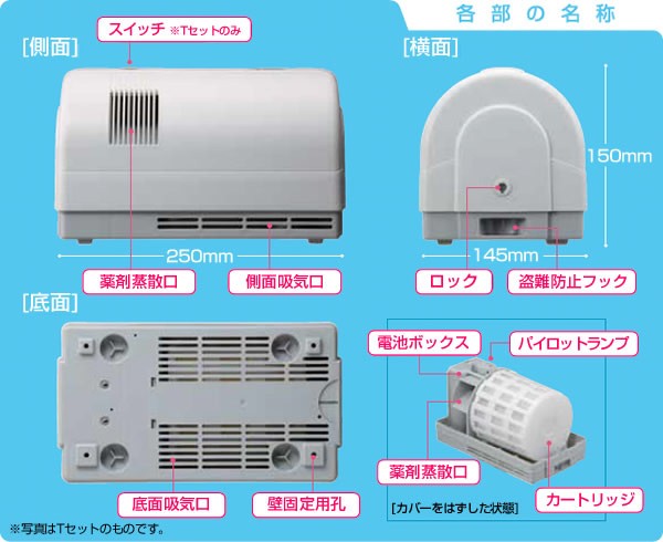 ウルトラベープPROの各部名称