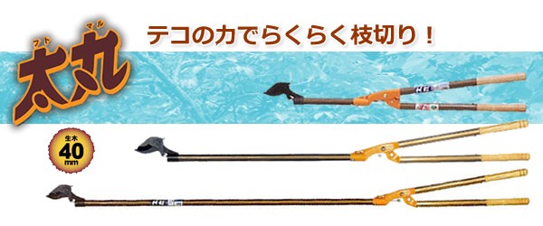 テコの力で枝切り