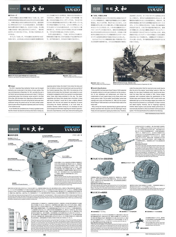 戦艦大和のパーツ