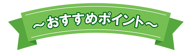 おすすめポイント