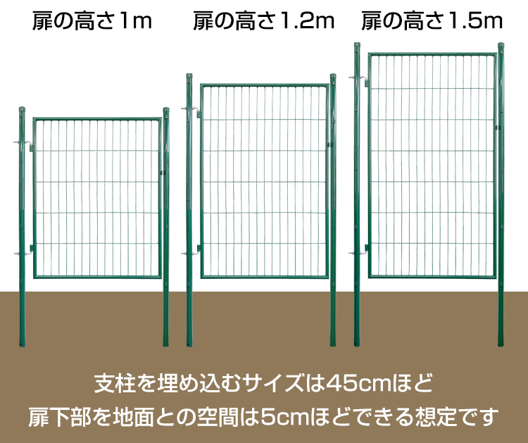 支柱の埋め込みサイズ