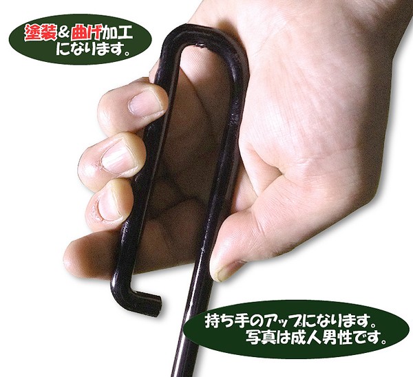 持ち手のアップ