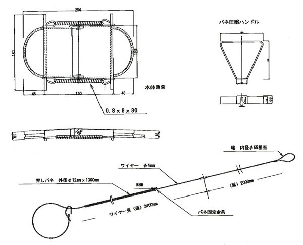 各部のサイズ