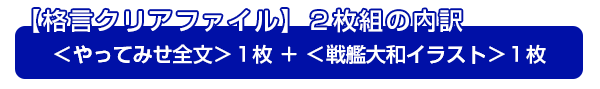 2枚組の内訳