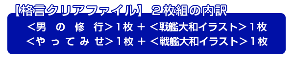 2枚組の内訳