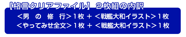 2枚組の内訳