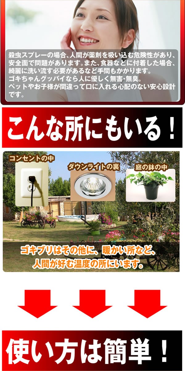 ゴキブリの駆除・退治