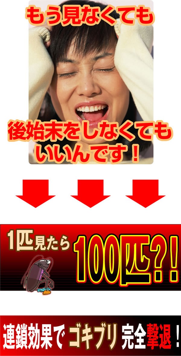 ゴキブリの駆除・退治
